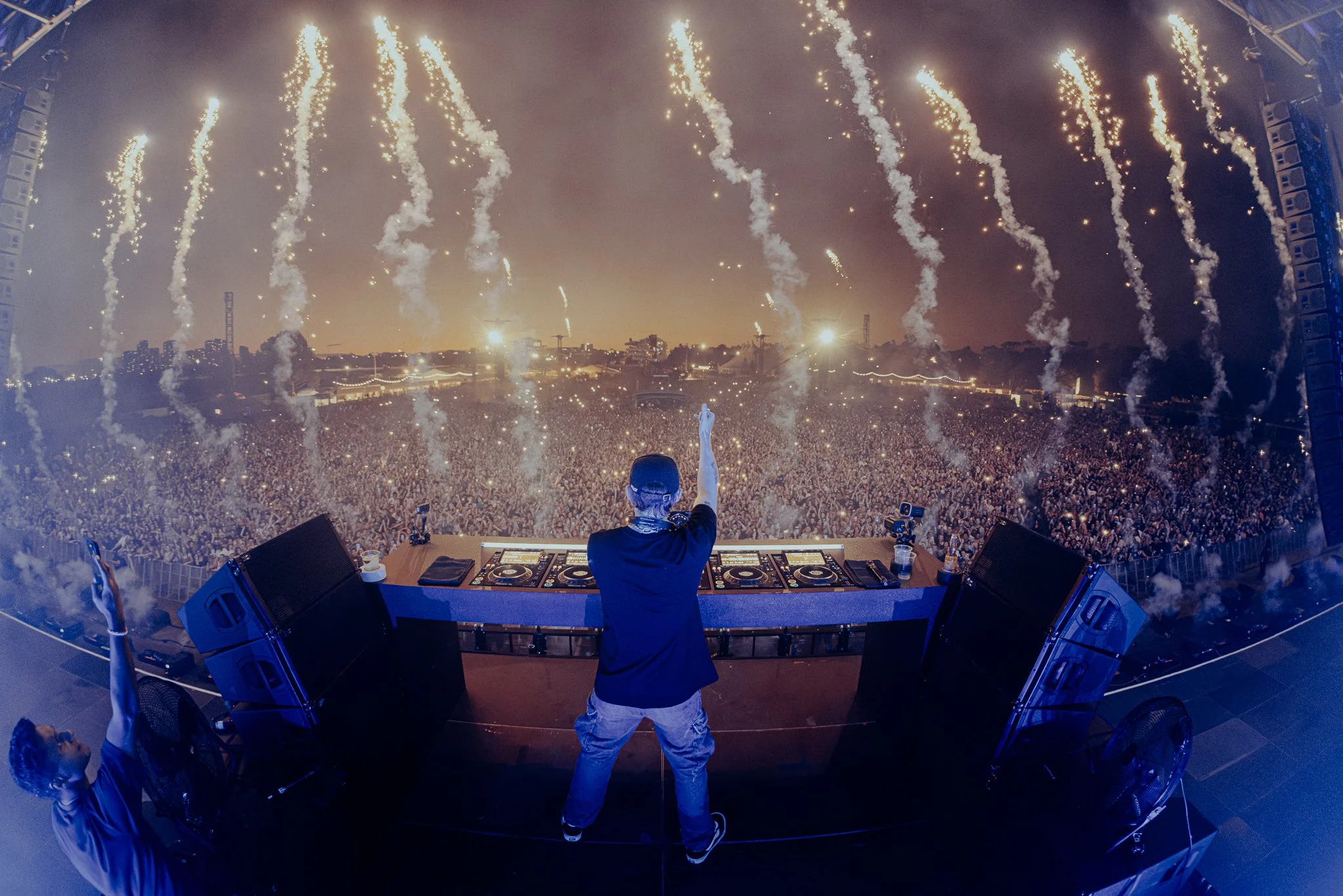 Dom Dolla performing on tour
