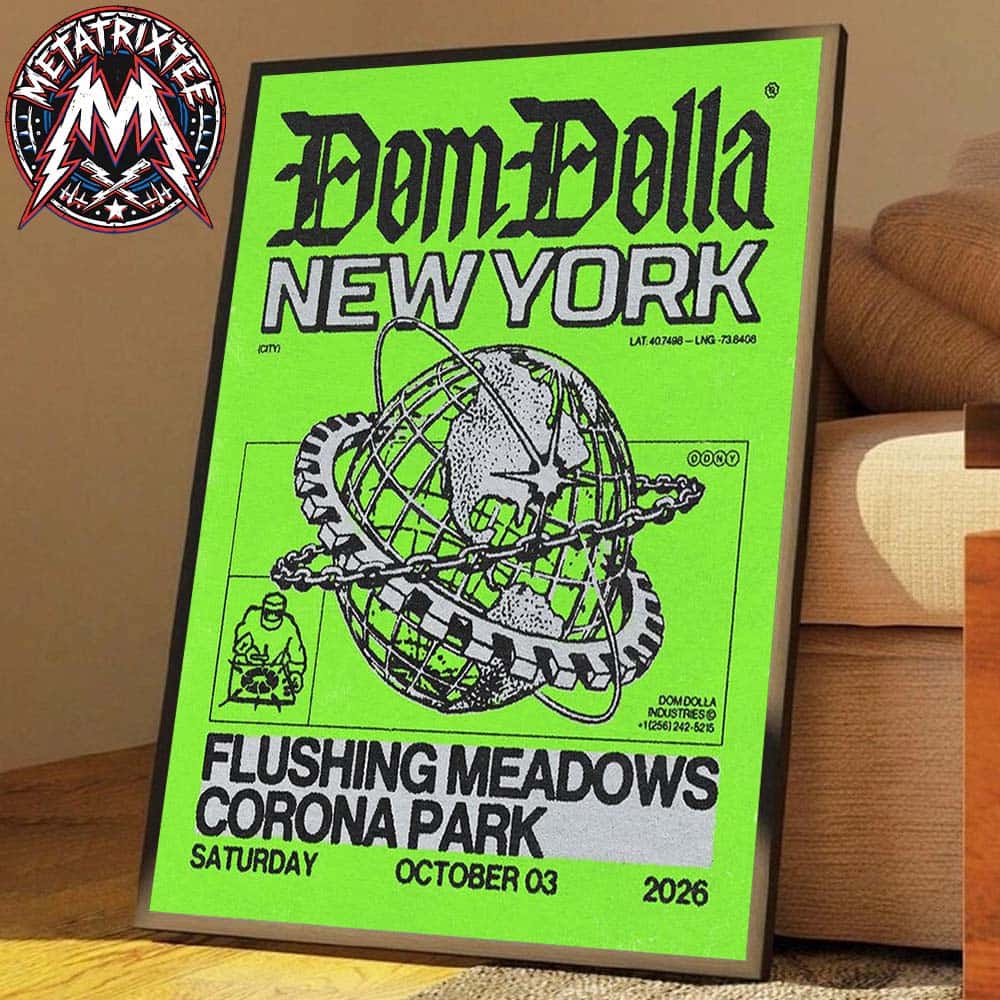 Dom Dolla tour poster — 2026